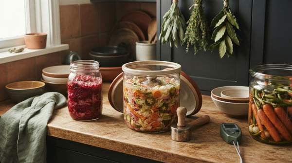 Editorial illustration for Beyond Sour: How to Steer the Flavor of Your Homemade Ferments