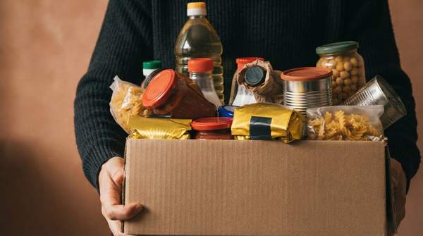 Editorial illustration for Beyond the Basics: Impactful Pantry Staples Food Banks Need (and Donors Often Overlook)