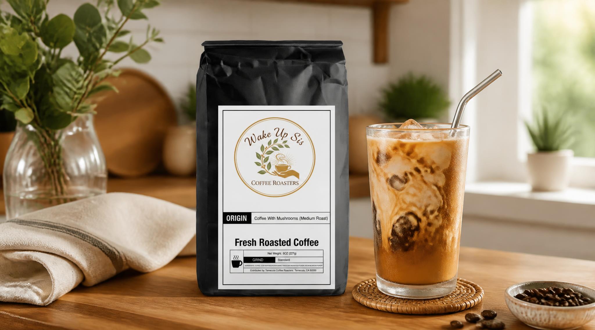 How Far an 8 Oz Bag of Wake Up Sis Coffee Roasters Medium Roast Goes
