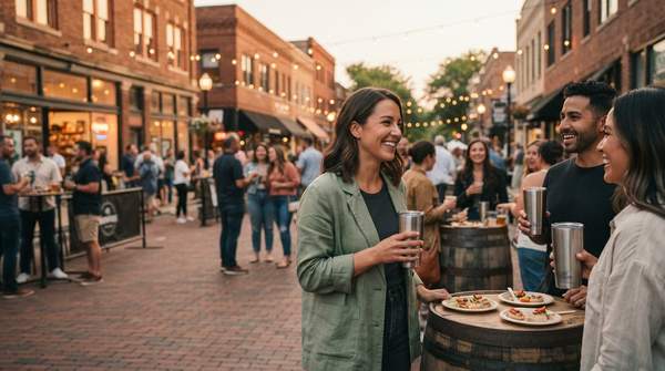 Editorial illustration for Wauwatosa Village Unveils 'Sip Thursdays,' Milwaukee County's Inaugural Social District